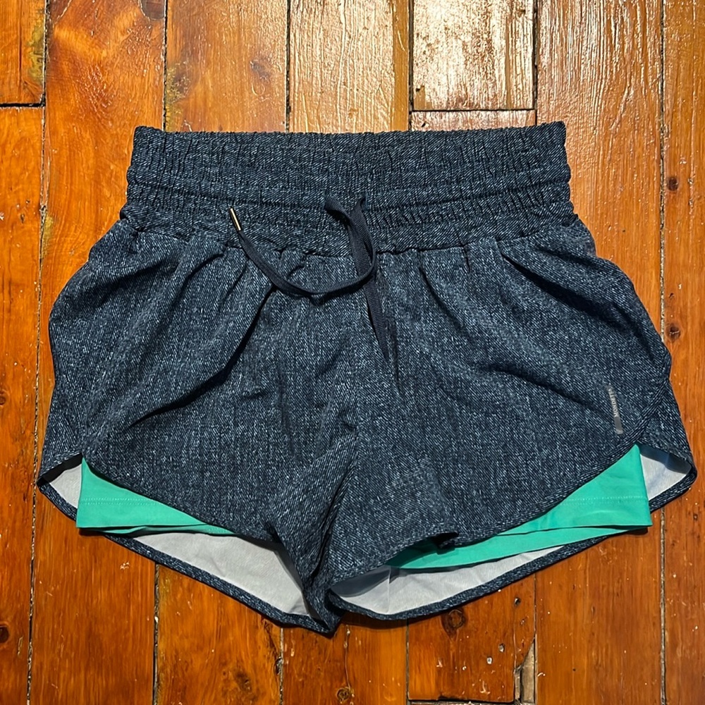 Blue athletic shorts, Mondetta XS